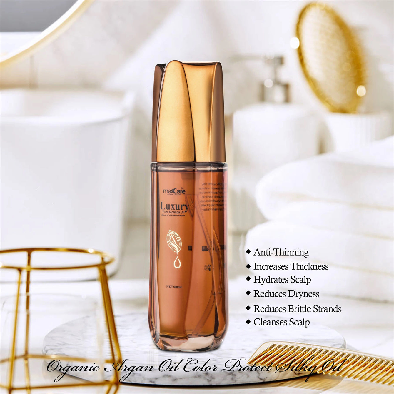 MaxCare Luxury Moroccan Organics Argan Oil 60ml